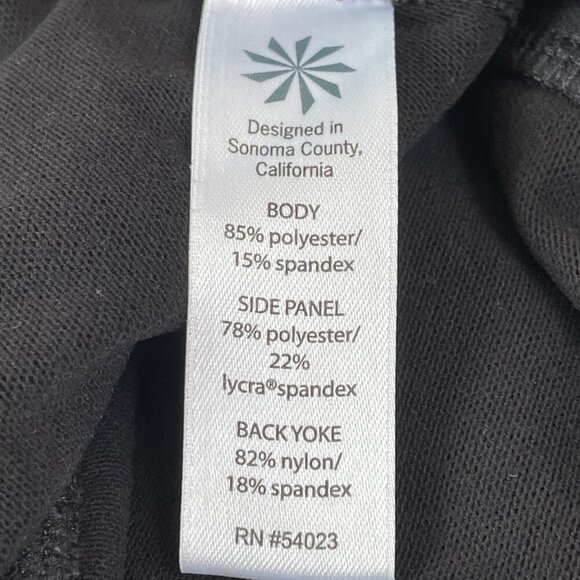 NWOT Athleta Ultra High Rise Leggings Black Zipper Pockets Womens M Drawstring - Picture 14 of 16